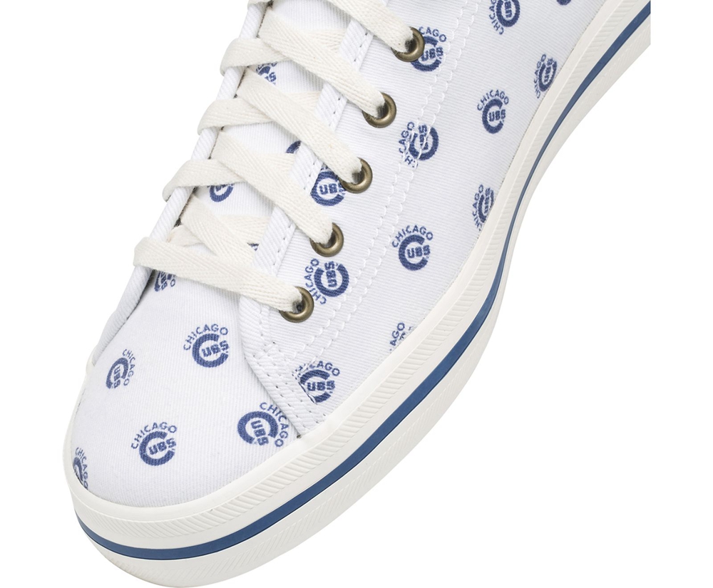 Keds Sneaker Damen Weiß/Blau - Kickstart Mlb® - TRC-085719